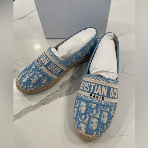 23AW【Dior】ESPADRILLE DIOR GRANVILLE エスパドリーユ Dior Granville Espadrille White Quilted Cannage Calfskin | DIOR